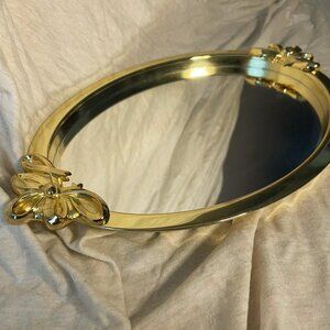 Gold Mirrored Tray Platter